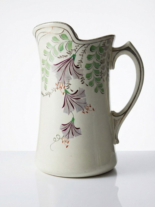 Large antique earthenware wash jug from Hamage Moulin des Loups
