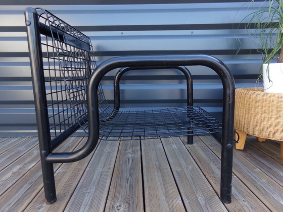 Image 1 of Coppia di poltrone nere in "rete metallica".