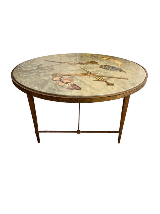 Image 1 of Marmo italiano dipinto con pistole e pugnali della NATO