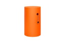 Hem Hide Beistelltisch mit Sockel, orange. Neu in Originalverpackung. Nur noch 1 Stück verfügbar.