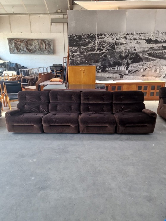 Image 1 of Chaises de salon modulaires design italien vintage 1970's