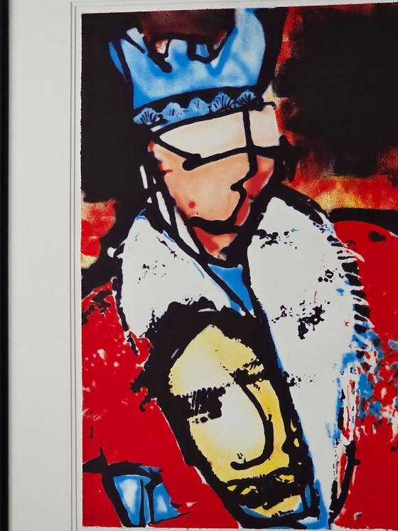 Image 1 of Herman Brood - Couronnement du roi, édition limitée signée à la main, 41/50