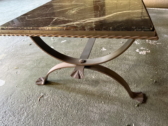 Image 1 of French style marble coffee table