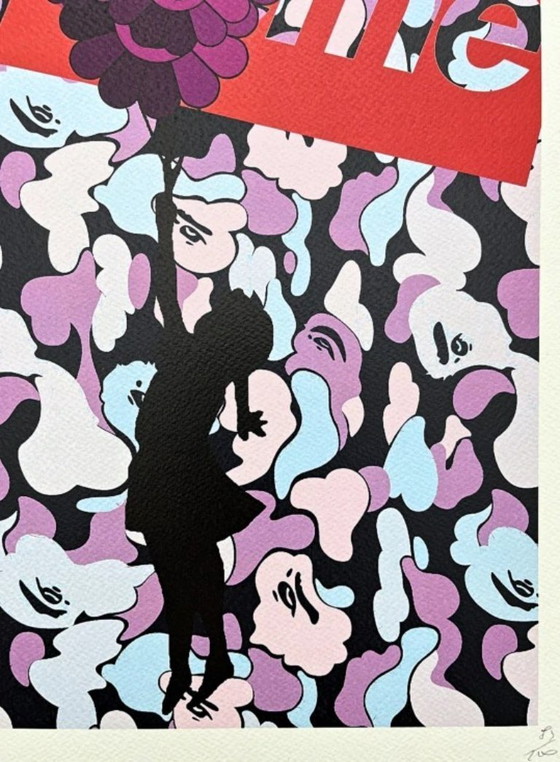 Image 1 of Death Nyc - Ragazza con palloncino blu di Murakami - Edizione limitata con certificato