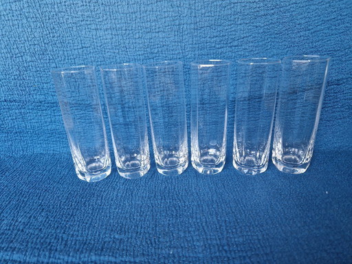 Kristall-Cocktailset, hergestellt in Italien in den 1970er Jahren