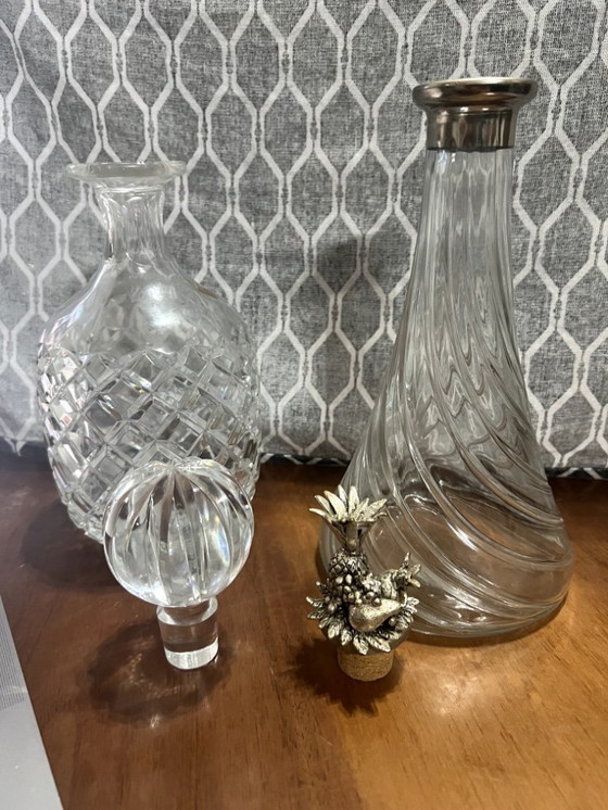 Image 1 of 2 crystal decanters