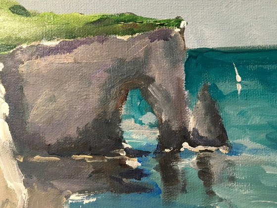 Image 1 of Philippe Laurent – ​​Ansicht von Étretat – Gemälde des Künstlers