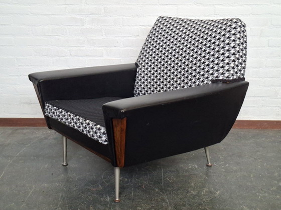 Top Form armchair from the 1960s reupholstered – Metal, Textile (photo 9 of 12)