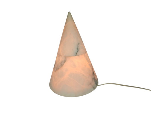 Pegasan S.L. - alabaster - Spain - cone - table lamp - 80s