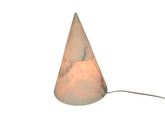 Image 1 of Pegasan S.L. - alabaster - Spain - cone - table lamp - 80s