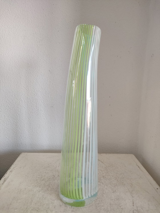 Image 1 of Vaso di design vintage in filigrana di Murano Dino Martens