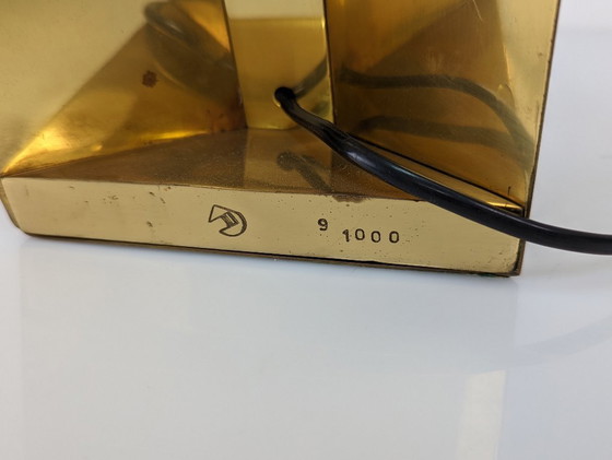 Image 1 of Limited Edition Sculptural Brass Lamp by Serge Mansau, 1970s