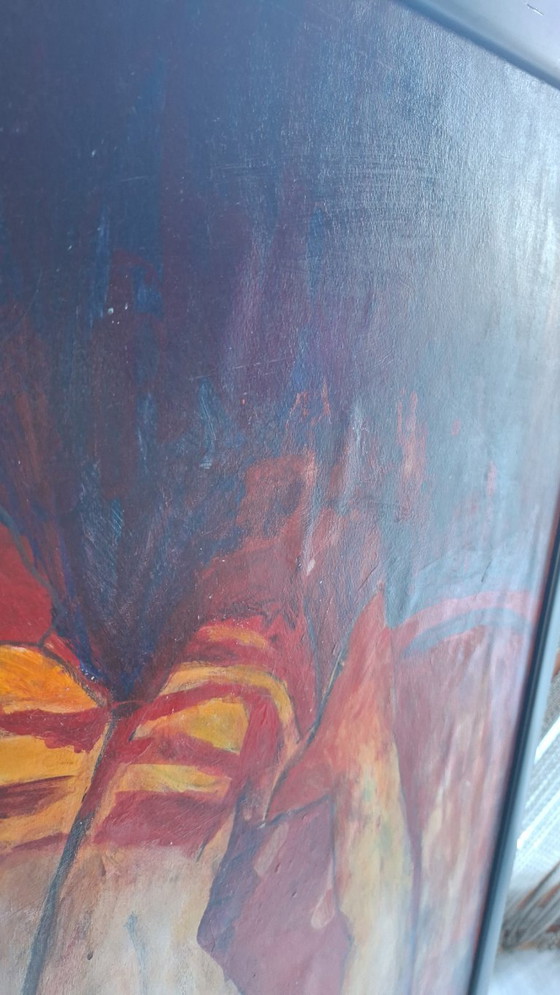 Image 1 of Kees van de Wal - Complete Series of 6 Large Abstract Paintings