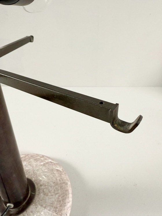 Image 1 of Lampe de table/champignon de Ludovico Diaz de Santillana pour Venini, modèle : 832, Italie, années 1960, exemplaire rare