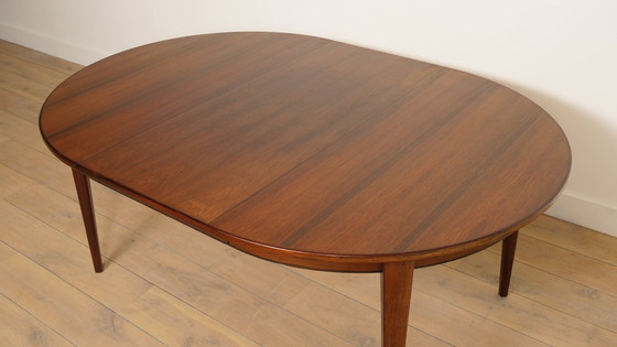 Image 1 of Table à manger ronde vintage | Omann Jun | Bois de rose | extensible