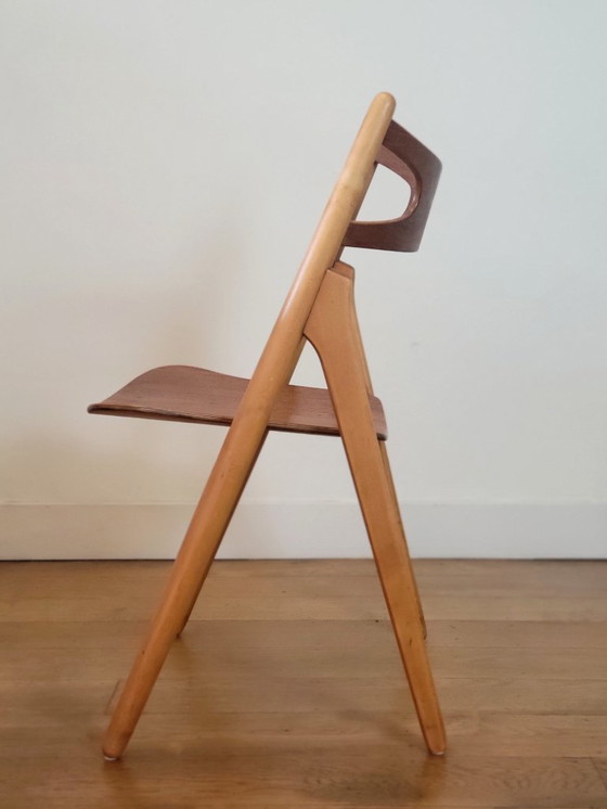 Image 1 of 5 sedie Sawbuck CH29 di Hans J. Wegner per Carl Hansen & Søn
