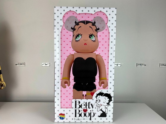 Image 1 of Bearbrick Betty Boop black version 1000% MEDICOM toys