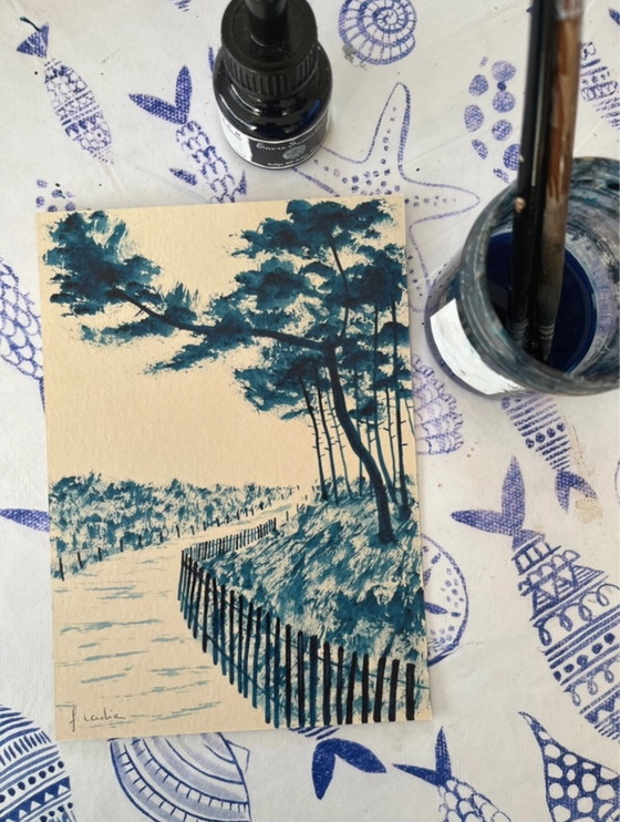 Image 1 of Artist's sketch 21x15cm