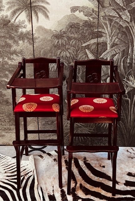 Image 1 of CHINESISCHER HOCHSTUHL IN MARSALA-ROT