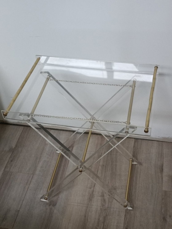 Image 1 of Folding side table, Italy, 1970s