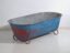 Baignoire ancienne en zinc galvanisé – Bac industriel européen – circa 1900 #1 – Cache pots, Iron, Rustic (photo 7 of 39)