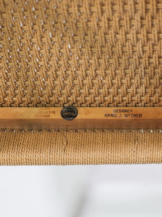 Image 1 of 4x Eetkamerstoelen Hans Wegner CH23 Carl Hansen teak eiken 1950s