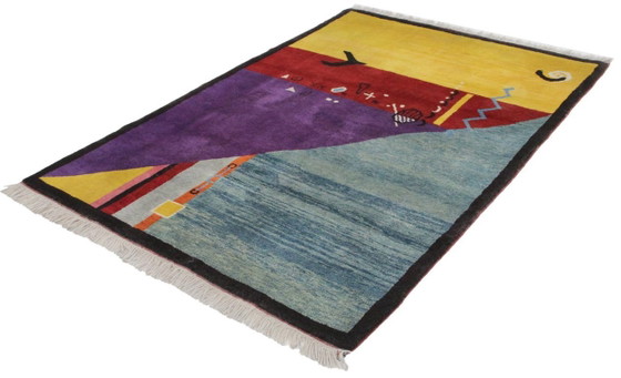 Original Modern Persian Gabbeh Wool Rug 206 x 147 cm Top Condition – Rugs & carpets (photo 2 of 9)