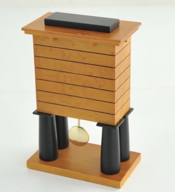 Image 1 of ALESSI MANTEL CLOCK TISCHUHR BY MICHAEL GRAVES MEMPHIS POSTMODERNE