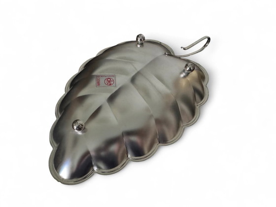 Image 1 of Centre de table en métal argenté De Giovanni