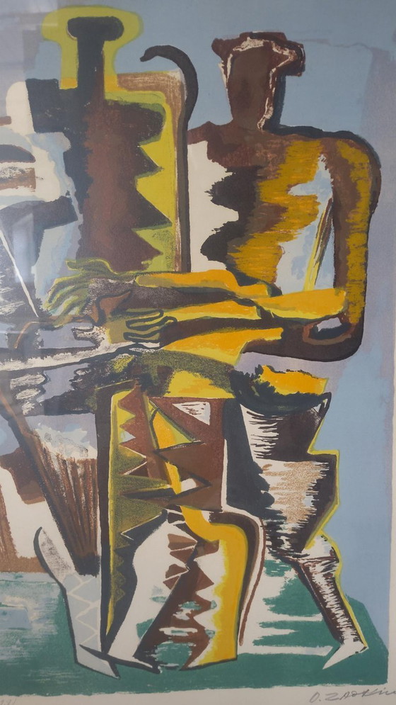 Image 1 of Ossip Zadkine 1962 „Freundliche Feindeshände“