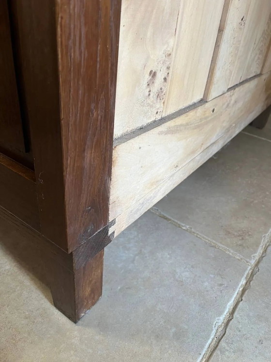 Art Deco low furniture – Sideboard, Marble, Wood (photo 13 of 21)