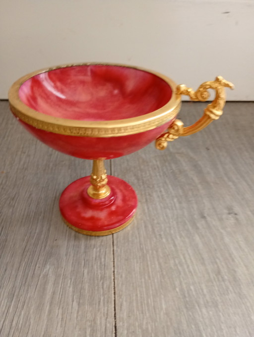 Antike französische Tazza – vazen, Stone (photo 2 of 6)