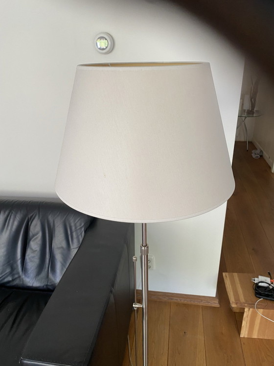 Vloerlamp, Vloerlampen, Aluminium, Katoen, Crème (foto 4 van 6)