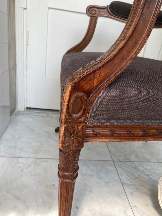 Image 1 of 2x armchairs Louis XVI