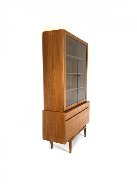 Image 1 of Vintage teak display case 'FA66', IB Kofod Larsen, Faarup Møbelfabrik '60