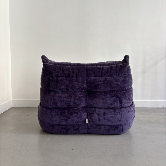 Image 1 of Purple Togo lounge chair by Michel Ducaroy for Ligne Roset