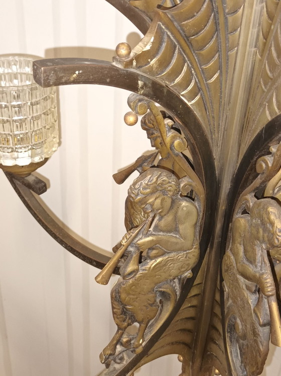 Lustre antique unique – Bronze (photo 10 of 13)
