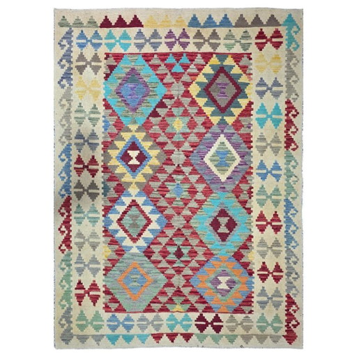 Kelim Maimana im Antikstil 245×176cm – vloerkleden en tapijten, Wool