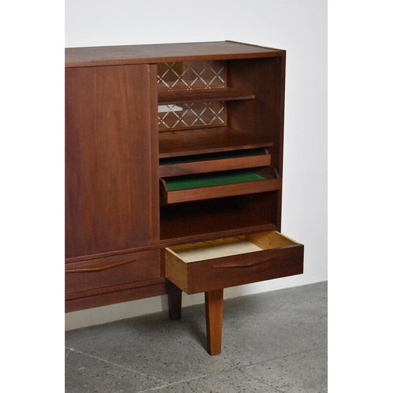 Image 1 of Vintage Danish teak highboard, 1960s