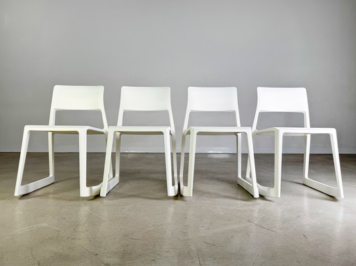 Original 4er Set Vitra Tip Ton Chaise Edward Barber Jay Osgerby II