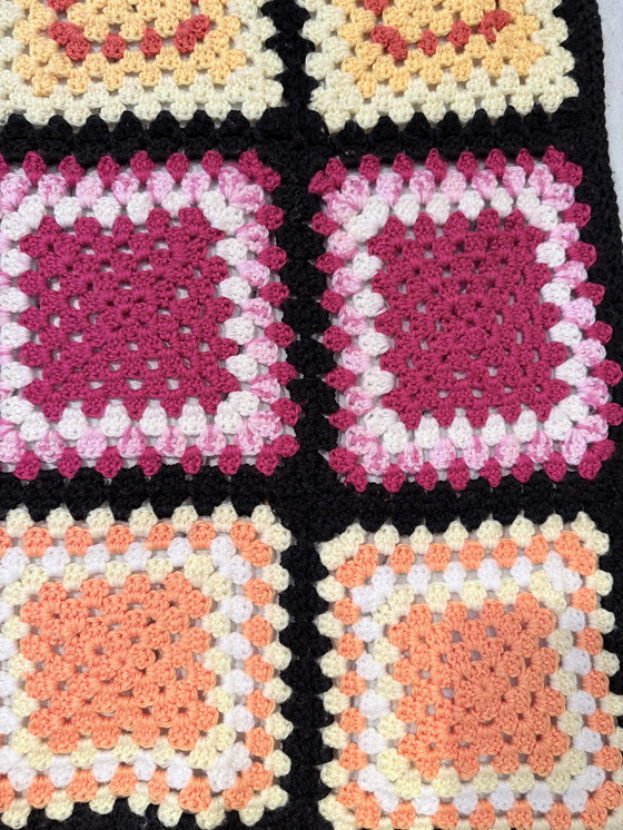 Image 1 of Vintage gehaakte sprei