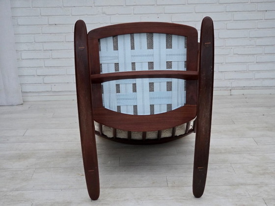 Anni '60, Sedia a dondolo danese di Frank Reenskaug, Modello 182, Pelle di pecora. – Sedie a dondolo, Wood (photo 7 of 17)