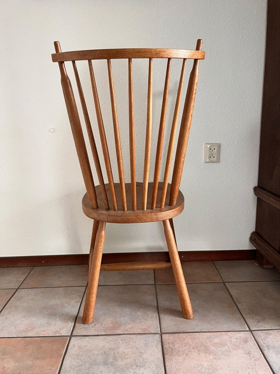 Sedie da pranzo a fuso vintage De Ster Gelderland, Legno, Marrone (foto 8 di 9)