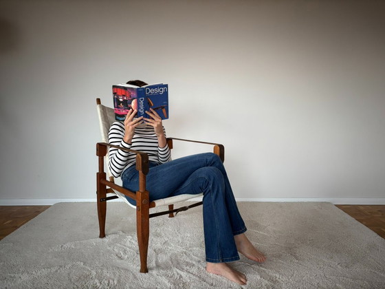 Image 1 of Poltrona Safari di Wilhelm Kienzle attribuita a Wohnbedarf, Svizzera, anni '50