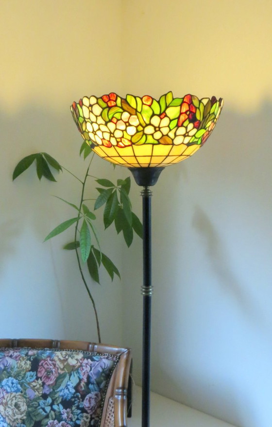 Lampada da terra Tiffany – Lampade da terra, Glass, Metal (photo 10 of 10)