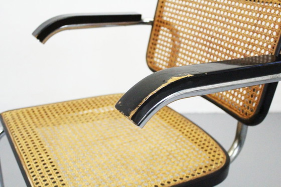 Image 1 of Chaises Cesca, Gavina, Marcel Breuer, Bois, Acier