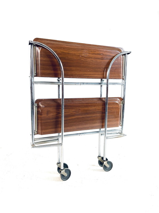 Image 1 of Vintage inklapbare trolley ‘60
