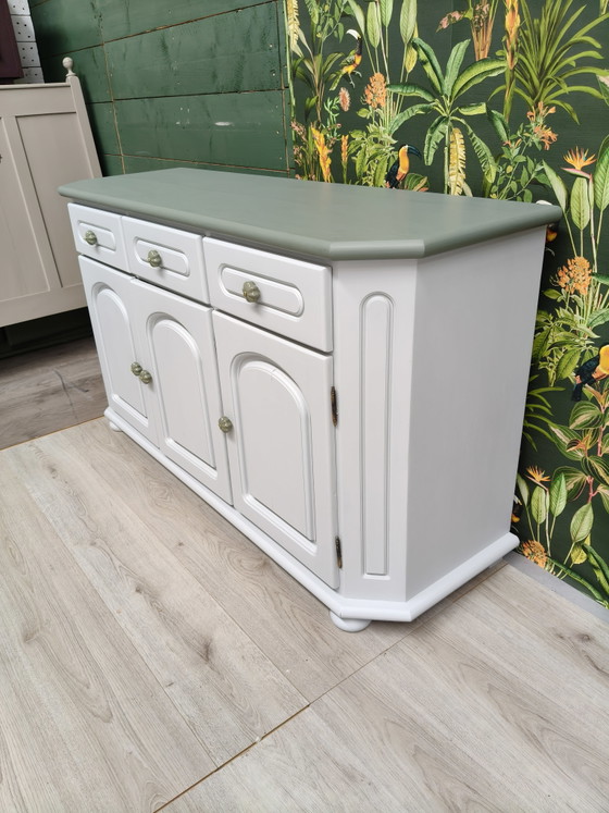 Grey/Green Sideboard – Wood (photo 4 of 8)