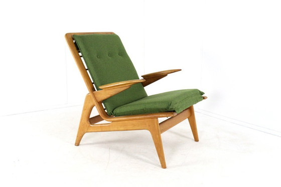 Image 1 of Fauteuil vintage de style Rob Parry, récemment retapissé