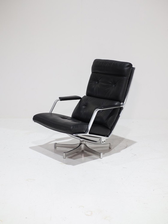 Poltrona Fabricius & Kastholm FK85 Kill International anni '60 – Sedie girevoli, Leather, Vintage (photo 3 of 13)